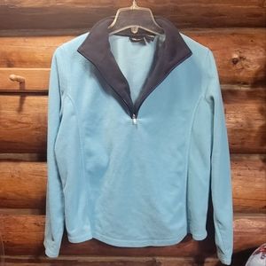 St.Johns Bay SzLg blue fleece jacket, pullover